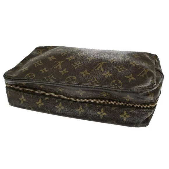 LOUIS VUITTON Trousse Toilette 28 Clutch Hand Bag Monogram Brown - Picture 6 of 16